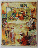 Sergey Kovrigo- Set of 6 Serigraph on Paper "Rendezvous, Friendship, Pleasures, Red Bouquet, Wine and Roses, Sunshine Roses"