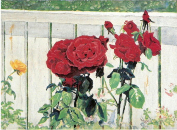 Perla Fox- Original Serigraph "Roses"