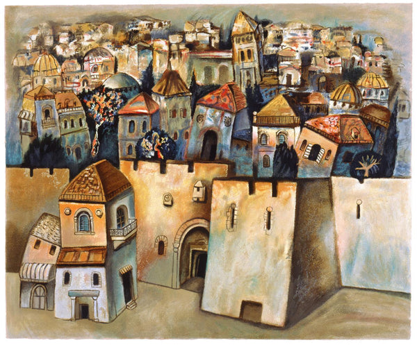 Gregory Kohelet- Original Serigraph "Jerusalem"