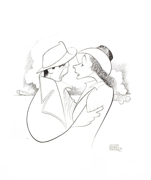 Al Hirschfeld- Original Lithograph on Paper "Casablanca"