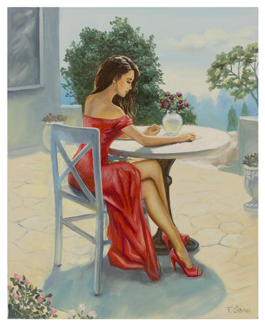 Taras Sidan- Original Giclee on Canvas "Beautiful Afternoon"