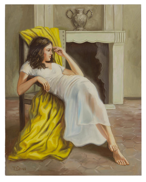 Taras Sidan- Original Giclee on Canvas "After Long Days"